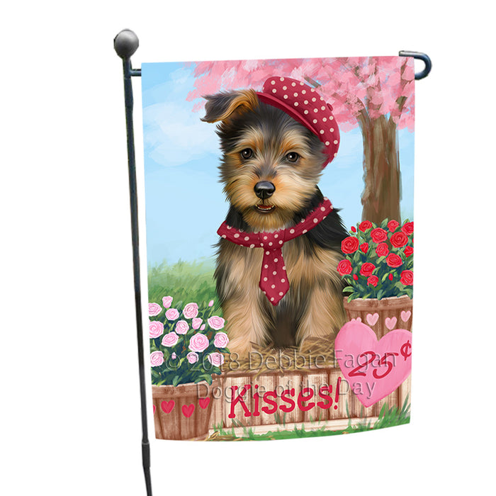 Rosie 25 Cent Kisses Australian Terrier Dog Garden Flag GFLG56352