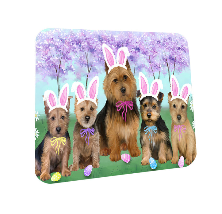 Easter Holiday Australian Terriers Dog Coasters Set of 4 CST56828