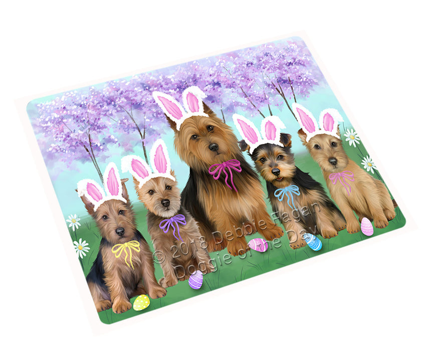 Easter Holiday Australian Terriers Dog Magnet MAG75834 (Small 5.5" x 4.25")
