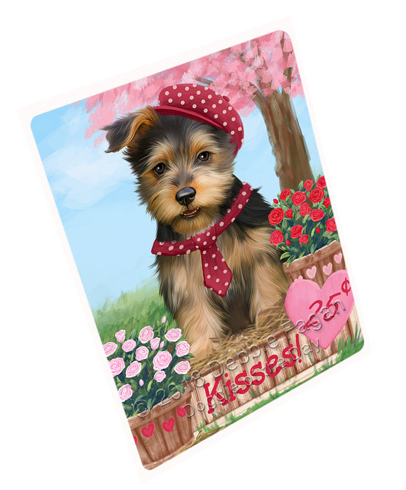 Rosie 25 Cent Kisses Australian Terrier Dog Magnet MAG72549 (Small 5.5" x 4.25")