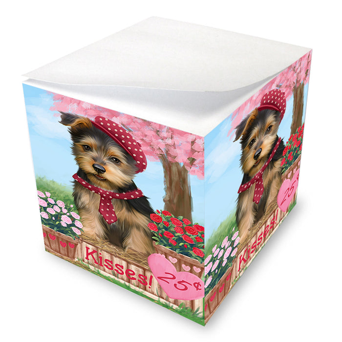 Rosie 25 Cent Kisses Australian Terrier Dog Note Cube NOC53876