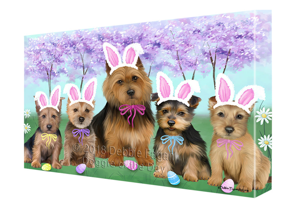Easter Holiday Australian Terriers Dog Canvas Print Wall Art Décor CVS134315