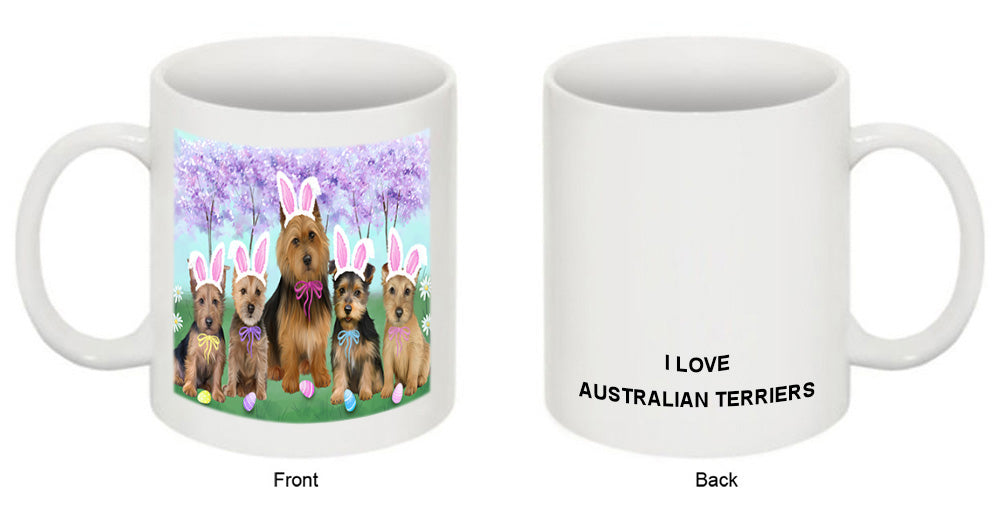 Easter Holiday Australian Terriers Dog Coffee Mug MUG52268