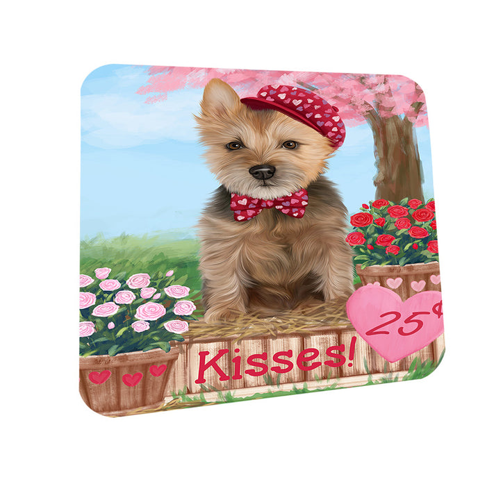 Rosie 25 Cent Kisses Australian Terrier Dog Coasters Set of 4 CST55763