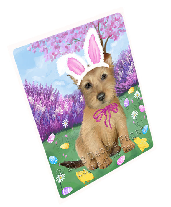 Easter Holiday Australian Terrier Dog Large Refrigerator / Dishwasher Magnet RMAG103668