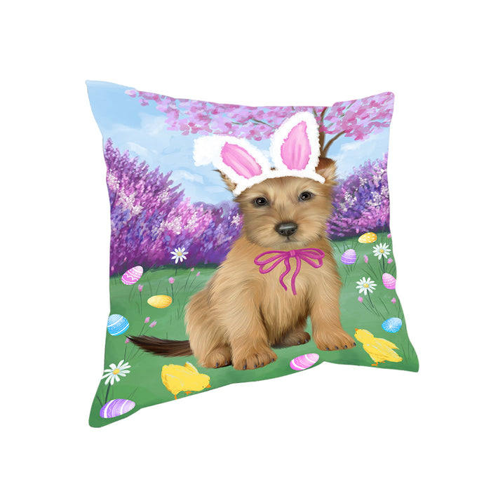 Easter Holiday Australian Terrier Dog Pillow PIL81892