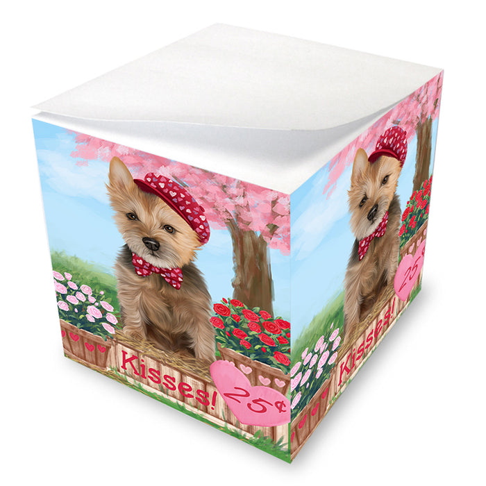 Rosie 25 Cent Kisses Australian Terrier Dog Note Cube NOC53877
