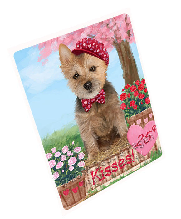 Rosie 25 Cent Kisses Australian Terrier Dog Cutting Board C72552