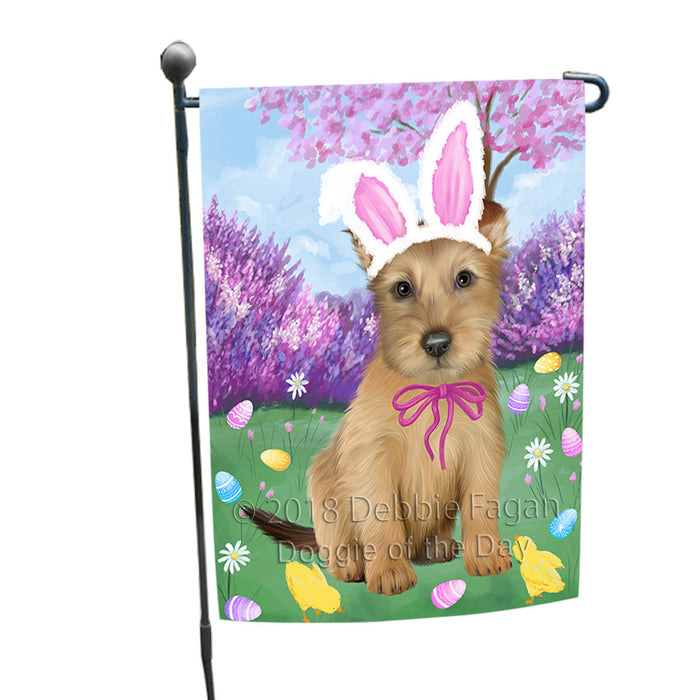 Easter Holiday Australian Terrier Dog Garden Flag GFLG57528