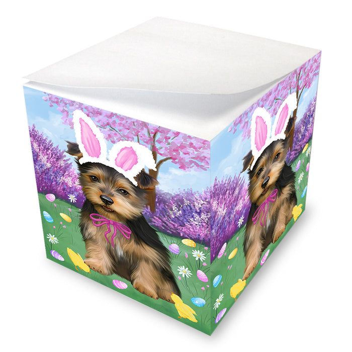 Easter Holiday Australian Terrier Dog Note Cube NOC54989