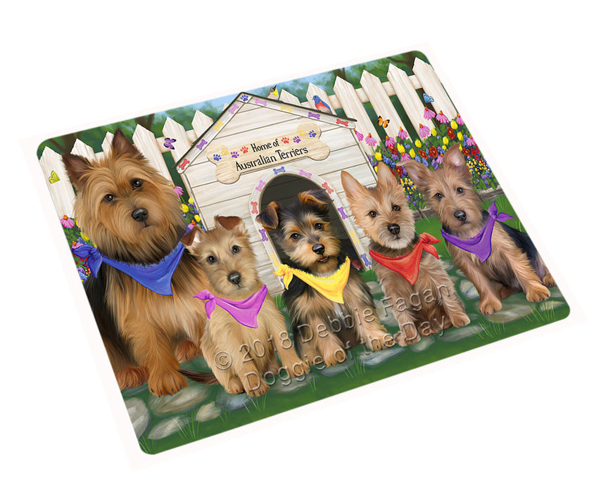 Spring Dog House Australian Terriers Dog Cutting Board C60690