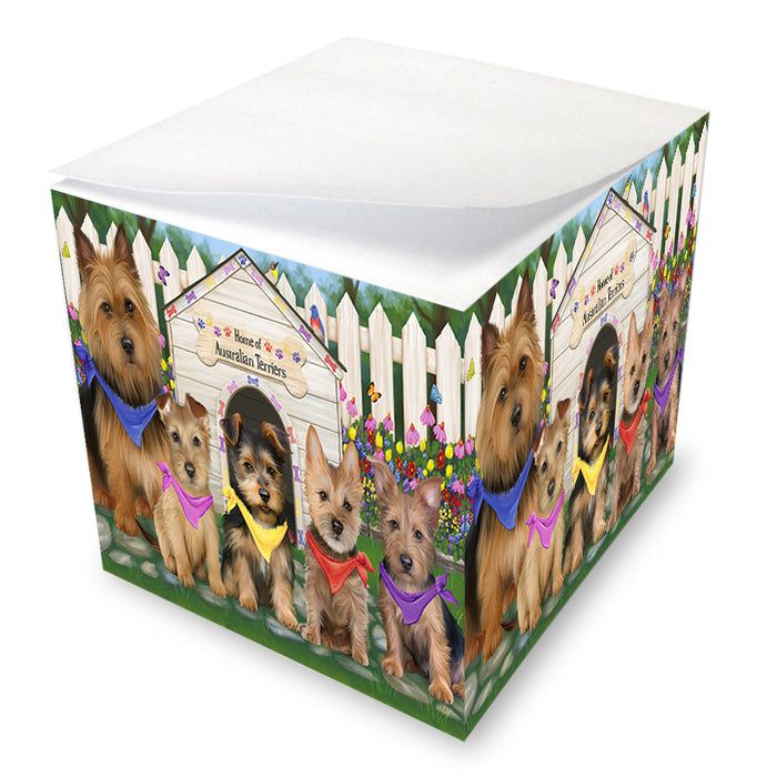 Spring Dog House Australian Terriers Dog Note Cube NOC52147