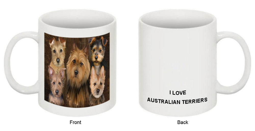 Rustic 5 Australian Terrier Dog Coffee Mug MUG49523