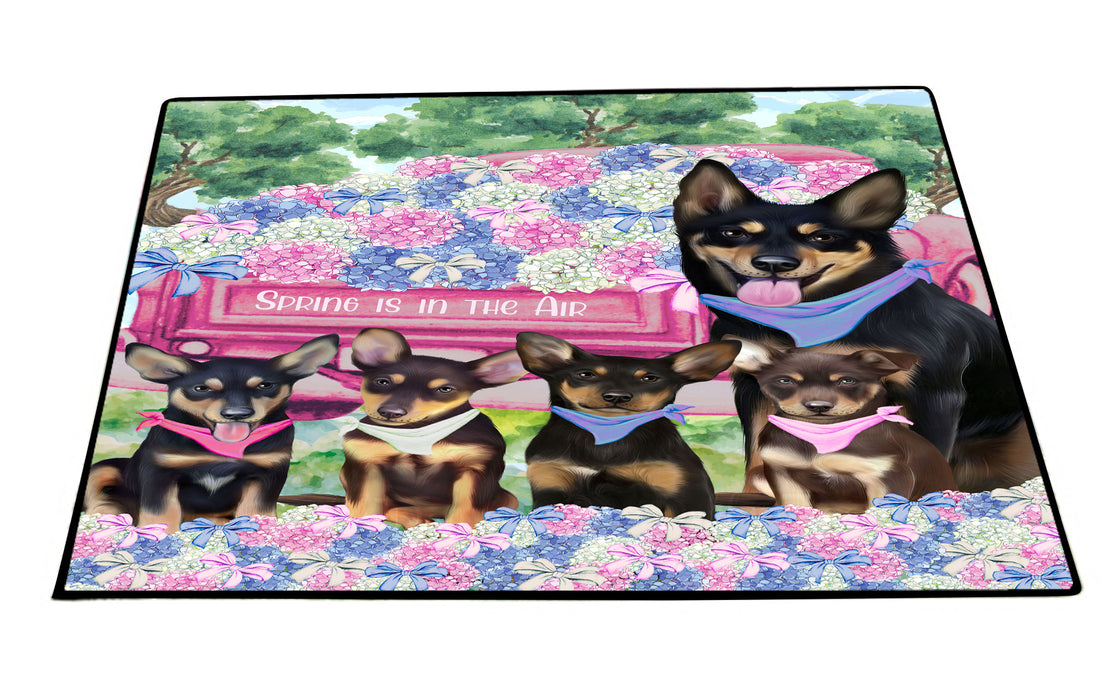 Australian Kelpie Floor Mat: Explore a Variety of Designs, Anti-Slip Doormat for Indoor and Outdoor Welcome Mats, Personalized, Custom, Pet and Dog Lovers Gift