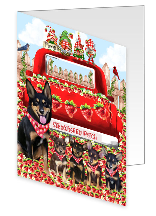 Australian Kelpie Greeting Cards & Note Cards with Envelopes: Explore a Variety of Designs, Custom, Invitation Card Multi Pack, Personalized, Gift for Pet and Dog Lovers