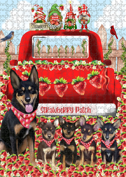 Australian Kelpie Jigsaw Puzzle: Explore a Variety of Personalized Designs, Interlocking Puzzles Games for Adult, Custom, Dog Lover's Gifts