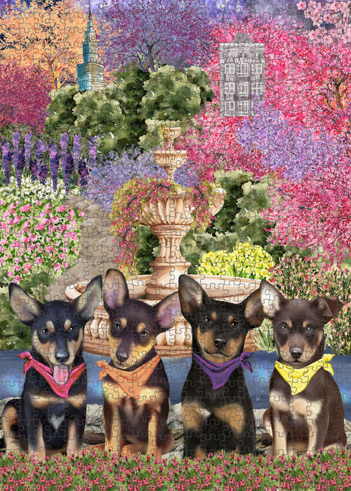 Australian Kelpie Jigsaw Puzzle: Explore a Variety of Personalized Designs, Interlocking Puzzles Games for Adult, Custom, Dog Lover's Gifts