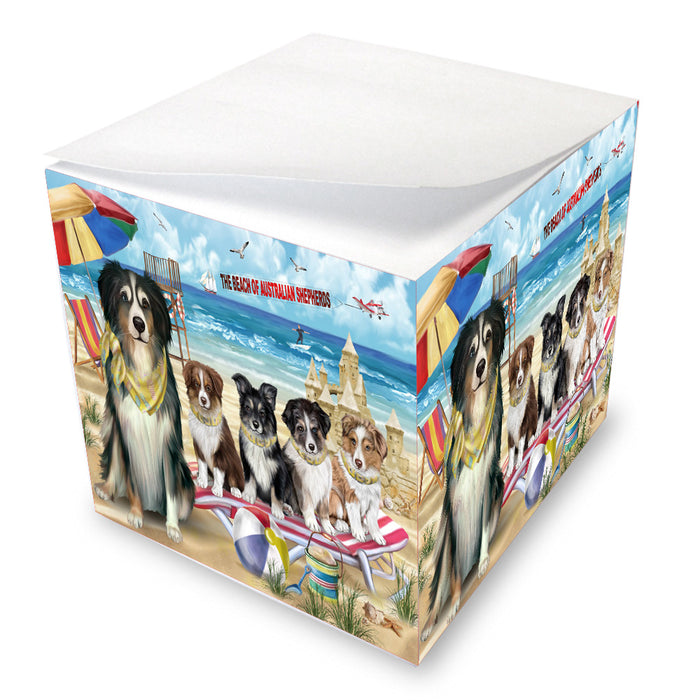 Pet Friendly Beach Australian Shepherd Dogs Coasters Set of 4 NOC-DOTD-A57125