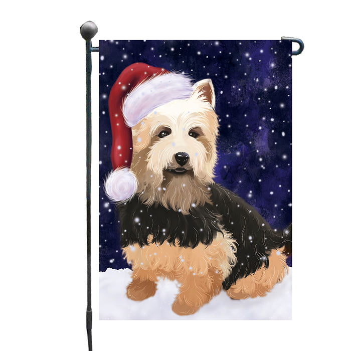 Christmas Let it Snow Australian Terrier Dog Garden Flags Outdoor Decor for Homes and Gardens Double Sided Garden Yard Spring Decorative Vertical Home Flags Garden Porch Lawn Flag for Decorations GFLG68755
