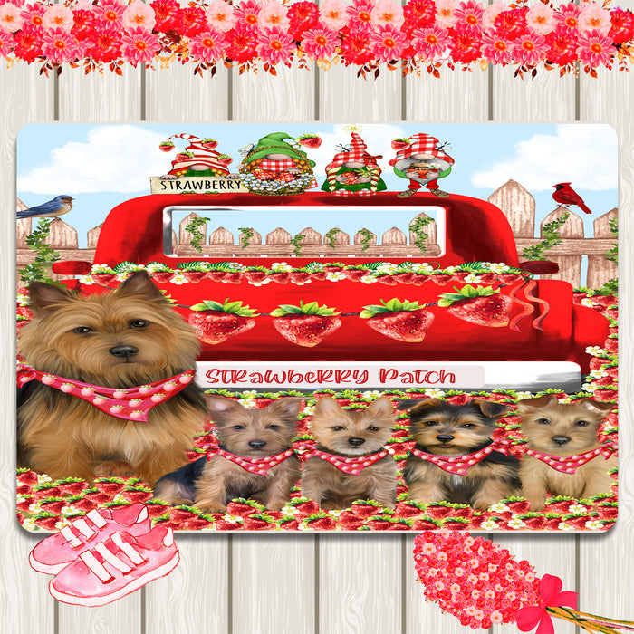 Australian Terrier Area Rug and Runner, Explore a Variety of Designs, Custom, Floor Carpet Rugs for Home, Indoor and Living Room, Personalized, Gift for Dog and Pet Lovers