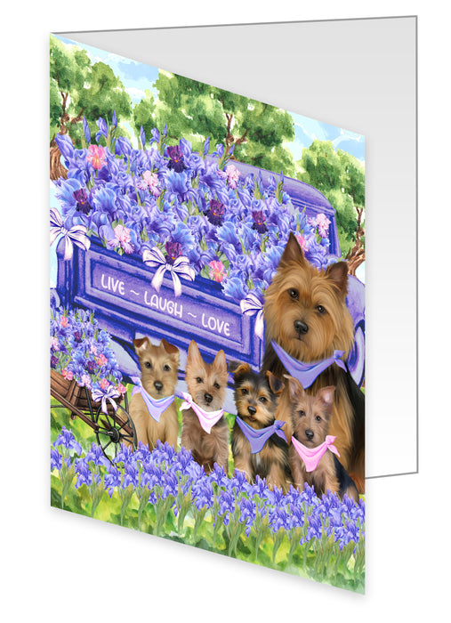 Australian Terrier Greeting Cards & Note Cards with Envelopes, Explore a Variety of Designs, Custom, Personalized, Multi Pack Pet Gift for Dog Lovers