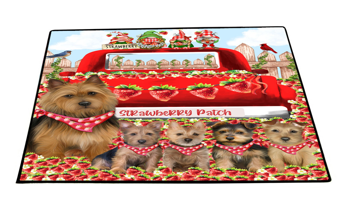 Australian Terrier Floor Mat: Explore a Variety of Designs, Custom, Personalized, Anti-Slip Door Mats for Indoor and Outdoor, Gift for Dog and Pet Lovers