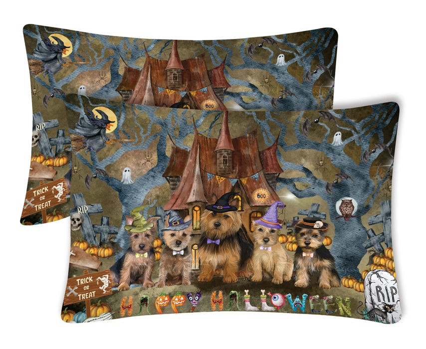 Australian Terrier Pillow Case: Explore a Variety of Personalized Designs, Custom, Soft and Cozy Pillowcases Set of 2, Pet & Dog Gifts