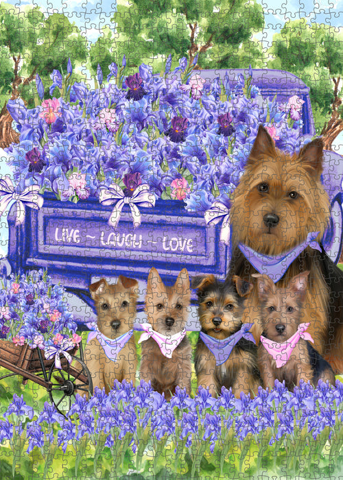 Australian Terrier Jigsaw Puzzle: Explore a Variety of Personalized Designs, Interlocking Puzzles Games for Adult, Custom, Dog Lover's Gifts