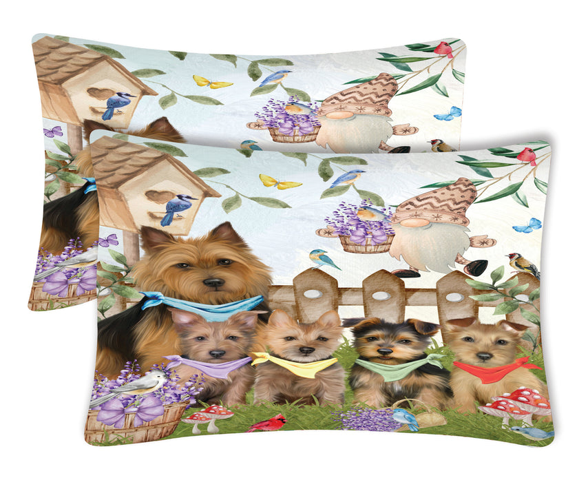 Australian Terrier Pillow Case: Explore a Variety of Designs, Custom, Standard Pillowcases Set of 2, Personalized, Halloween Gift for Pet and Dog Lovers