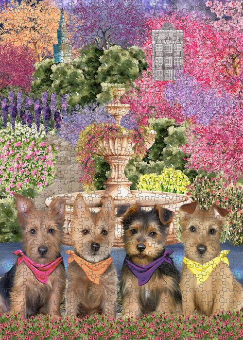 Australian Terrier Jigsaw Puzzle: Explore a Variety of Personalized Designs, Interlocking Puzzles Games for Adult, Custom, Dog Lover's Gifts