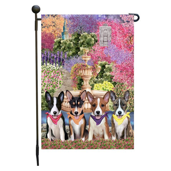 Basenji Dogs Garden Flag: Explore a Variety of Designs, Weather Resistant, Double-Sided, Custom, Personalized, Outside Garden Yard Decor, Flags for Dog and Pet Lovers