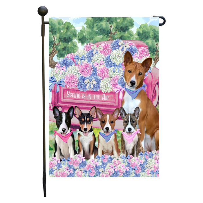Basenji Dogs Garden Flag: Explore a Variety of Personalized Designs, Double-Sided, Weather Resistant, Custom, Outdoor Garden Yard Decor for Dog and Pet Lovers
