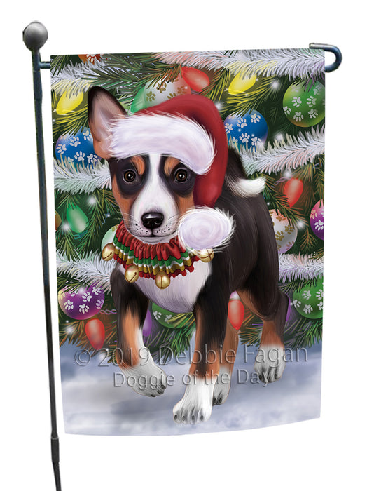 Chistmas Trotting in the Snow Basenji Dog Garden Flags Outdoor Decor for Homes and Gardens Double Sided Garden Yard Spring Decorative Vertical Home Flags Garden Porch Lawn Flag for Decorations GFLG68486