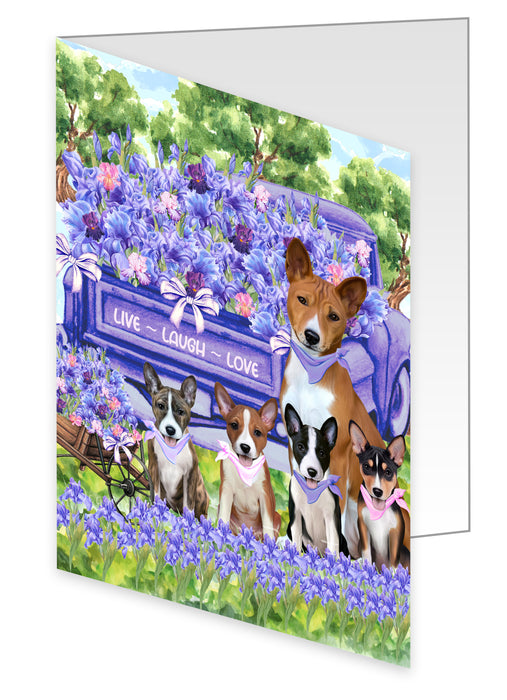 Basenji Greeting Cards & Note Cards, Explore a Variety of Personalized Designs, Custom, Invitation Card with Envelopes, Dog and Pet Lovers Gift