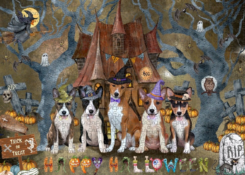 Basenji Jigsaw Puzzle: Explore a Variety of Designs, Interlocking Halloween Puzzles for Adult, Custom, Personalized, Pet Gift for Dog Lovers