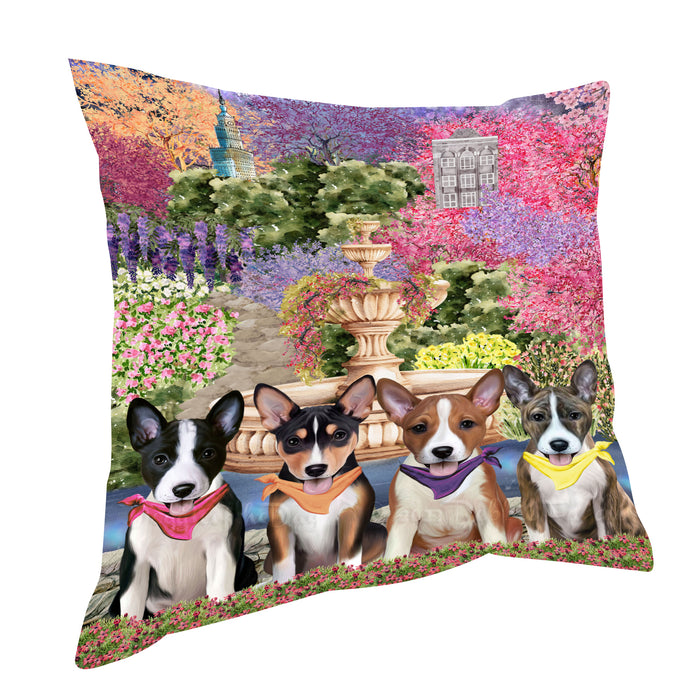 Basenji Throw Pillow, Explore a Variety of Custom Designs, Personalized, Cushion for Sofa Couch Bed Pillows, Pet Gift for Dog Lovers