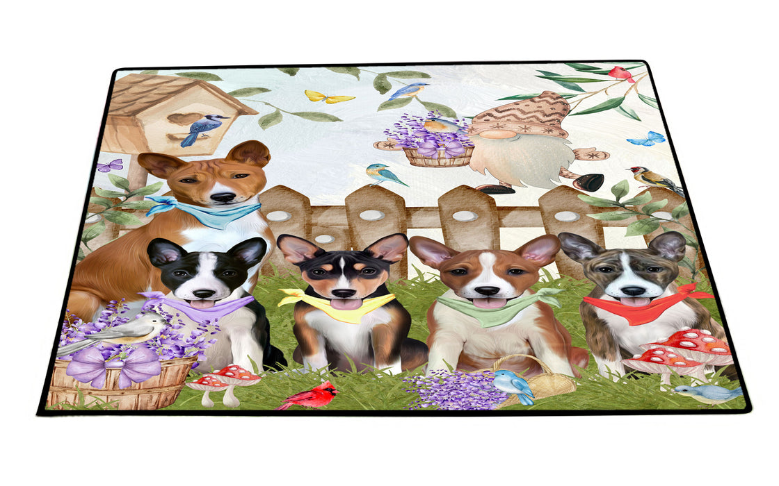 Basenji Floor Mat: Explore a Variety of Designs, Custom, Personalized, Anti-Slip Door Mats for Indoor and Outdoor, Gift for Dog and Pet Lovers