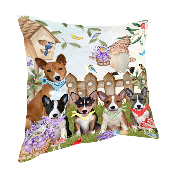 Basenji Pillow: Explore a Variety of Designs, Custom, Personalized, Throw Pillows Cushion for Sofa Couch Bed, Gift for Dog and Pet Lovers