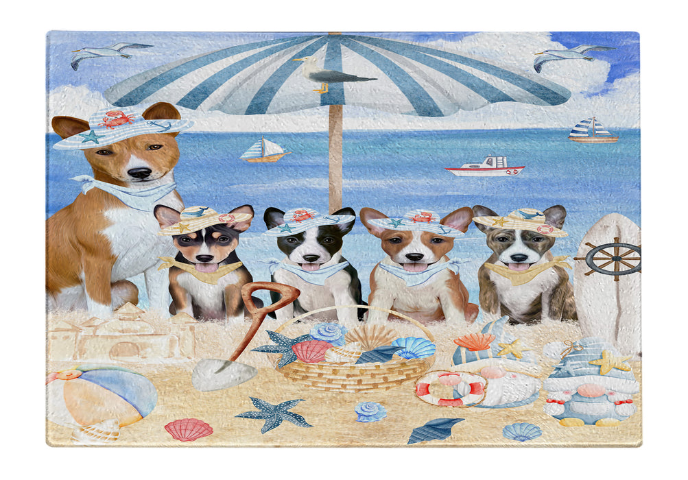 Basenji Cutting Board: Explore a Variety of Designs, Custom, Personalized, Kitchen Tempered Glass Scratch and Stain Resistant, Gift for Dog and Pet Lovers