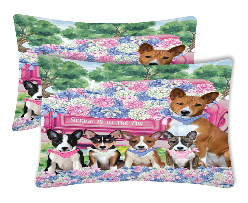 Basenji Pillow Case, Soft and Breathable Pillowcases Set of 2, Explore a Variety of Designs, Personalized, Custom, Gift for Dog Lovers