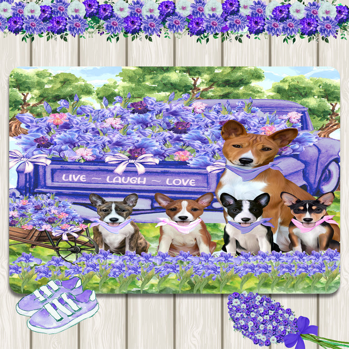 Basenji Area Rug and Runner: Explore a Variety of Custom Designs, Personalized, Floor Carpet Indoor Rugs for Home and Living Room, Gift for Pet and Dog Lovers