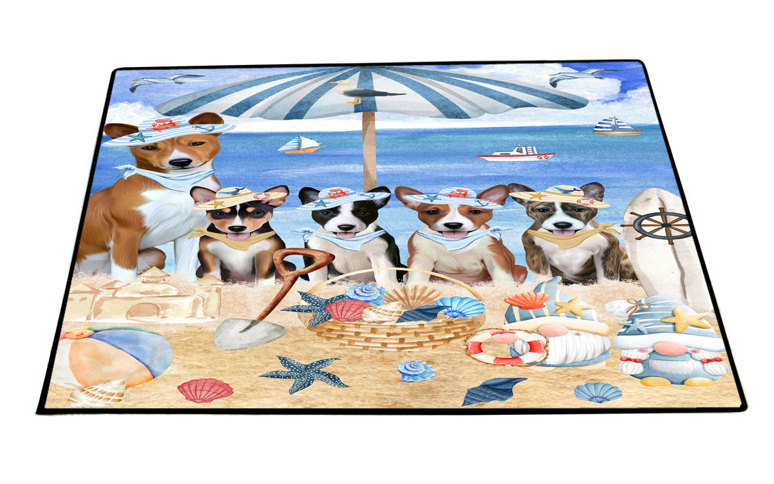 Basenji Floor Mat: Explore a Variety of Designs, Anti-Slip Doormat for Indoor and Outdoor Welcome Mats, Personalized, Custom, Pet and Dog Lovers Gift