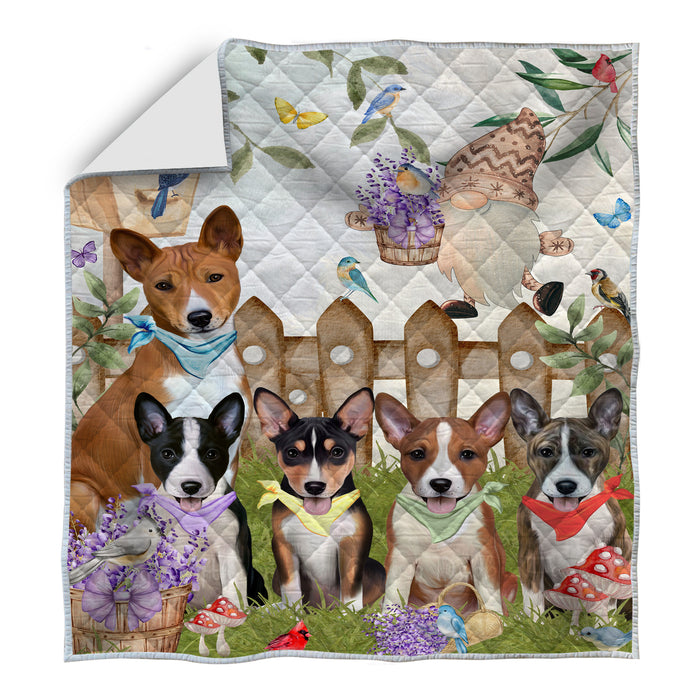 Basenji Quilt: Explore a Variety of Designs, Halloween Bedding Coverlet Quilted, Personalized, Custom, Dog Gift for Pet Lovers