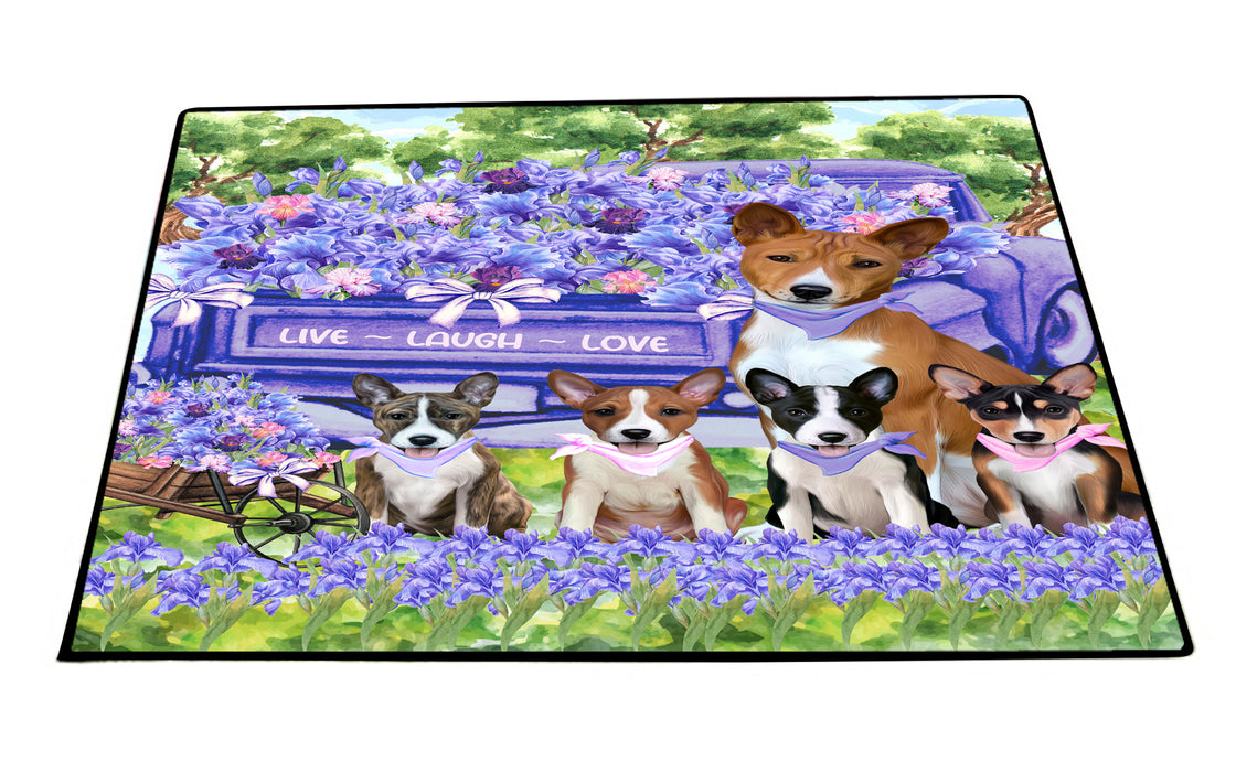 Basenji Floor Mat: Explore a Variety of Designs, Anti-Slip Doormat for Indoor and Outdoor Welcome Mats, Personalized, Custom, Pet and Dog Lovers Gift