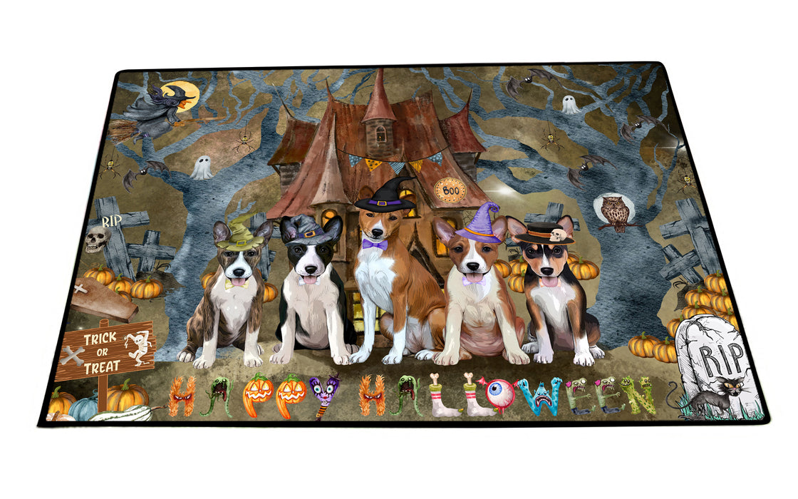 Basenji Floor Mat: Explore a Variety of Designs, Custom, Personalized, Anti-Slip Door Mats for Indoor and Outdoor, Gift for Dog and Pet Lovers