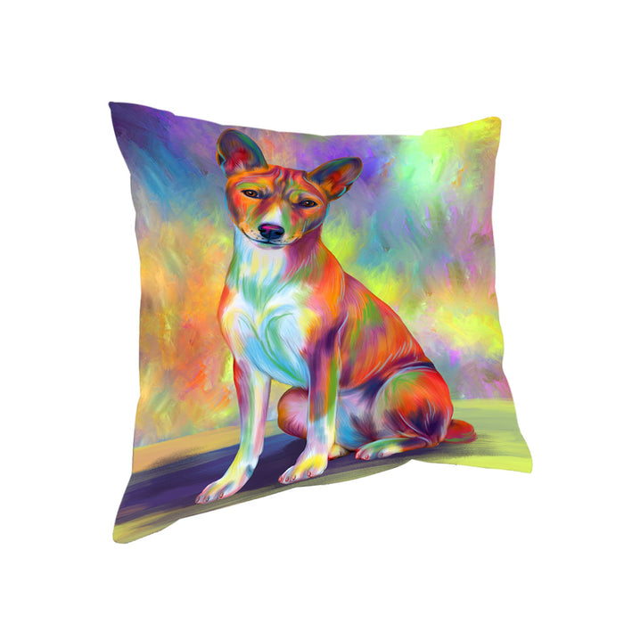 Paradise Wave Basenji Dog Pillow with Top Quality High-Resolution Images - Ultra Soft Pet Pillows for Sleeping - Reversible & Comfort - Ideal Gift for Dog Lover - Cushion for Sofa Couch Bed - 100% Polyester