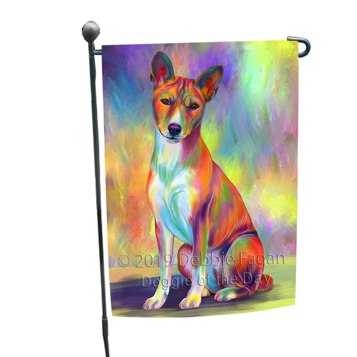 Paradise Wave Basenji Dog Garden Flag GFLG66389