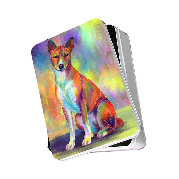 Paradise Wave Basenji Dog Photo Storage Tin PITN57434