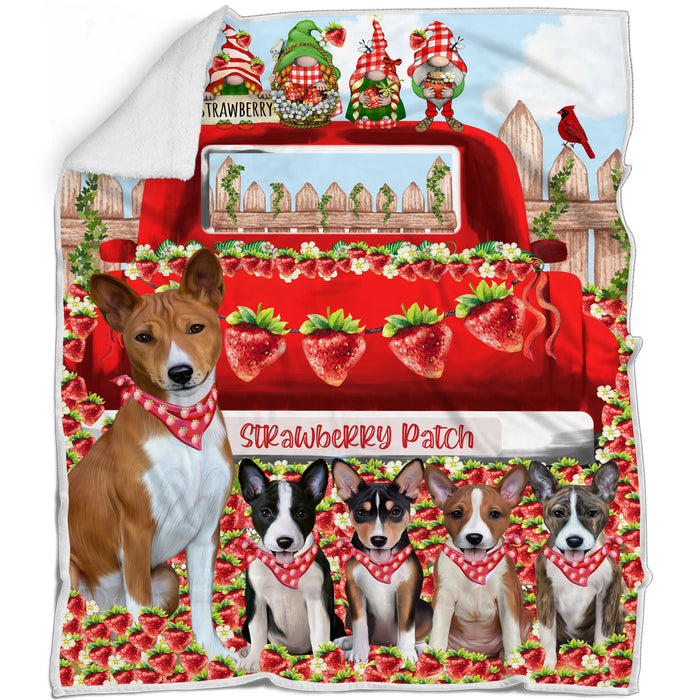 Basenji Bed Blanket, Explore a Variety of Designs, Personalized, Throw Sherpa, Fleece and Woven, Custom, Soft and Cozy, Dog Gift for Pet Lovers
