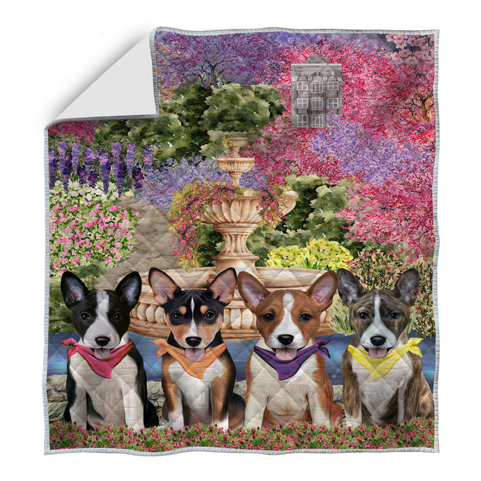 Basenji Bedding Quilt, Bedspread Coverlet Quilted, Explore a Variety of Designs, Custom, Personalized, Pet Gift for Dog Lovers